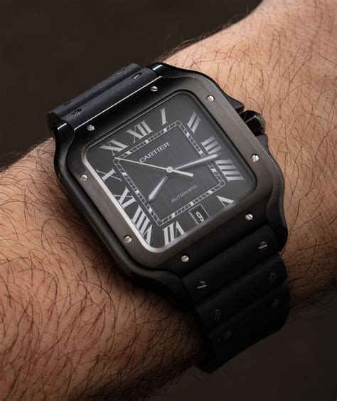 cartier black watch|all black cartier watch.